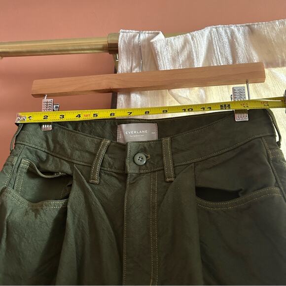 The Everlane x Marques' Almeida Canvas Oversized Barrel Pant Green NEW Size 26R - Picture 8 of 11